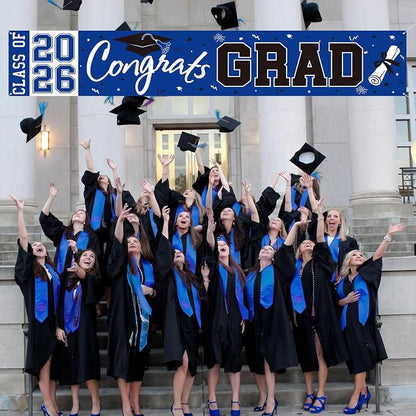 2026 Graduation Yard Sign, Large Congrats Grad Yard Banner Class of 2026 Banner - Image 3
