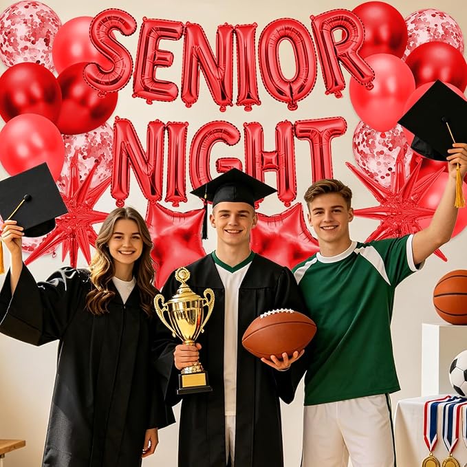 Red Senior Night Decorations - Image 5
