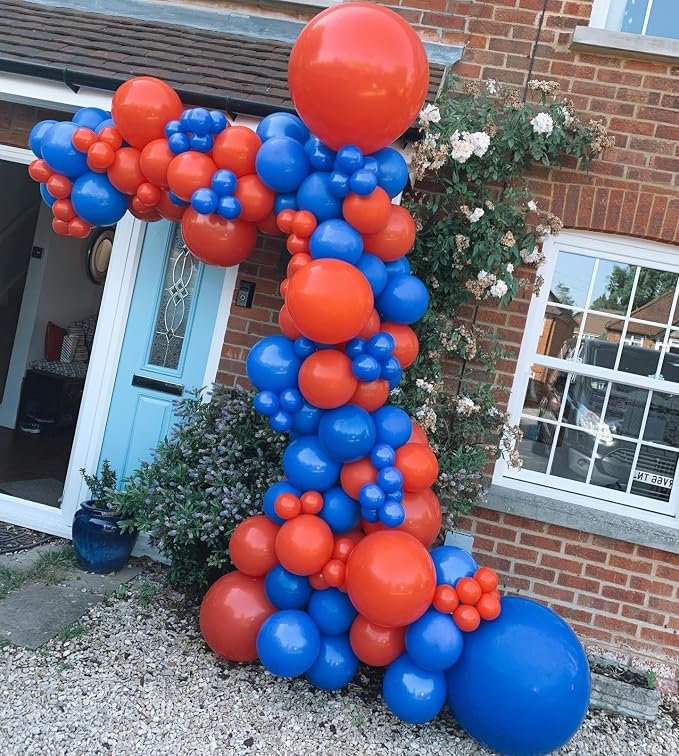 Red and Blue Balloons Garland Arch Kit 154Pcs - Image 6