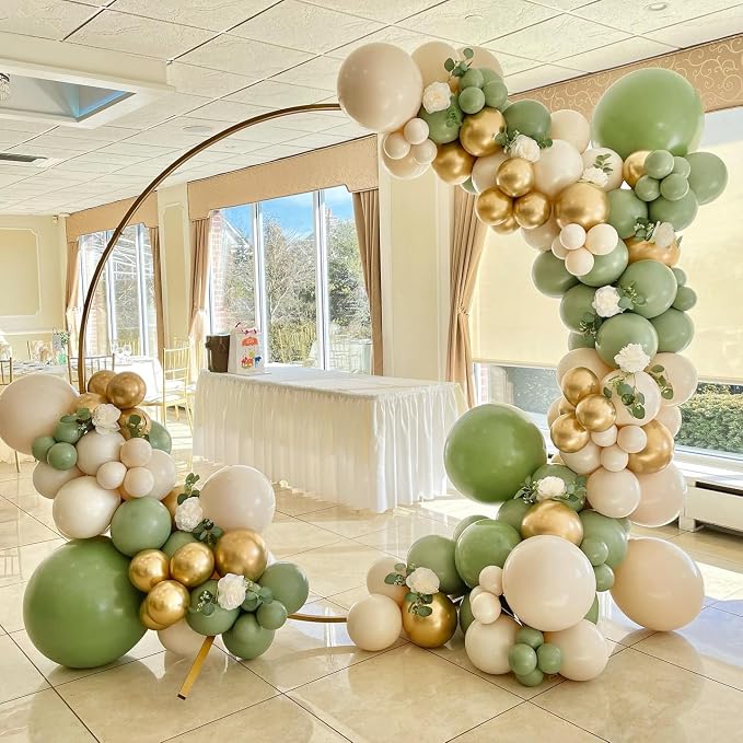 Sage Green Balloons Arch Kit - Image 4