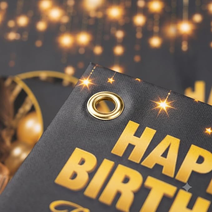 Personalized Happy Birthday Banner - Image 8
