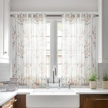 MYSKY HOME Sheer Curtains 54 inches Long by MYSKYHOME