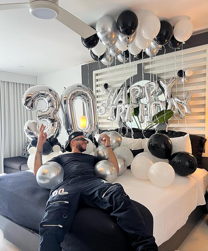 Silver Number 50 Balloon 40 Inch - Image 4