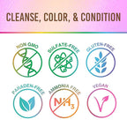 Punky Colour 3-in-1 Color Depositing Conditioner & Hair Cleanser - Mochanificent, Semi Permanent Hair Color Conditioner, Sulfate-Free Hair-Dye, 8.5 fl oz.