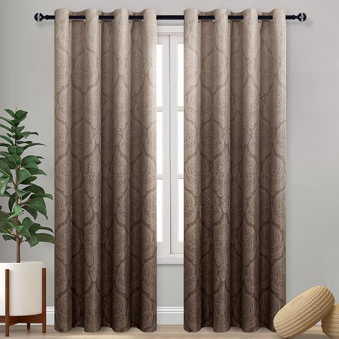 DWCN Ombre Blackout Curtains for Bedroom by DWCN