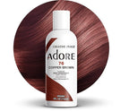 Adore Semi Permanent Hair Color (076 Copper Brown) | Vegan & Cruelty-Free Brown Hair Dye | No Ammonia, No Peroxide, No Alcohol | 4 Fl Oz (Pack of 1)