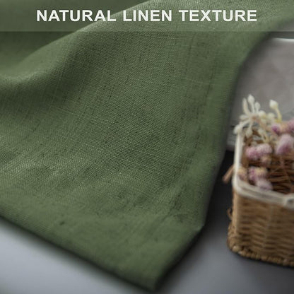 Pitalk Olive Green Curtains 102 Inch Length - Image 7