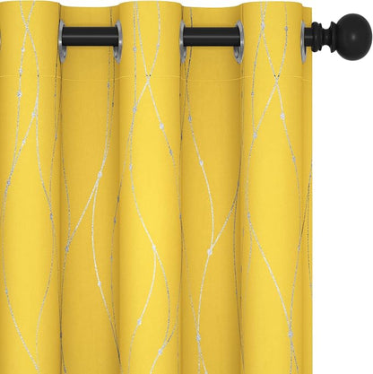 Deconovo Living Room Curtains 45 Inches Long, Thermal Insulated, Room Darkening by Unknown