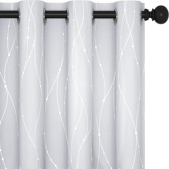Deconovo Living Room Curtains 45 Inches Long, Thermal Insulated, Room Darkening by Unknown