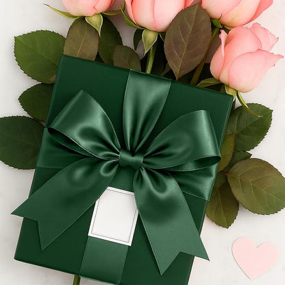 30Yards 1 1/2In Dark Green Ribbon - Image 6