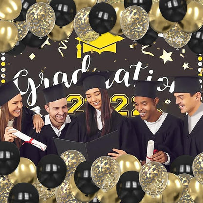 Black and Gold Balloons - Image 4