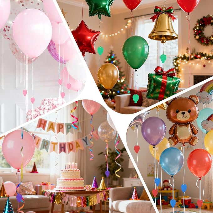 15 PCS Colorful Plastic Balloon Weights, Helium Balloon Weights - Image 5