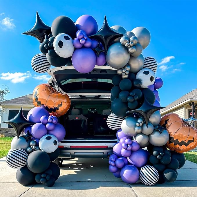 Black Star Balloons, 26Inch and 10Inch Black Quadrangle Helium Polyester Film - Image 4