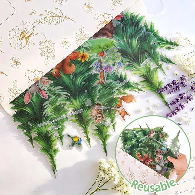 SUNBEAUTY Woodland Animals Banner 13.2FT Baby Shower Garland Party Supplies | - Image 5