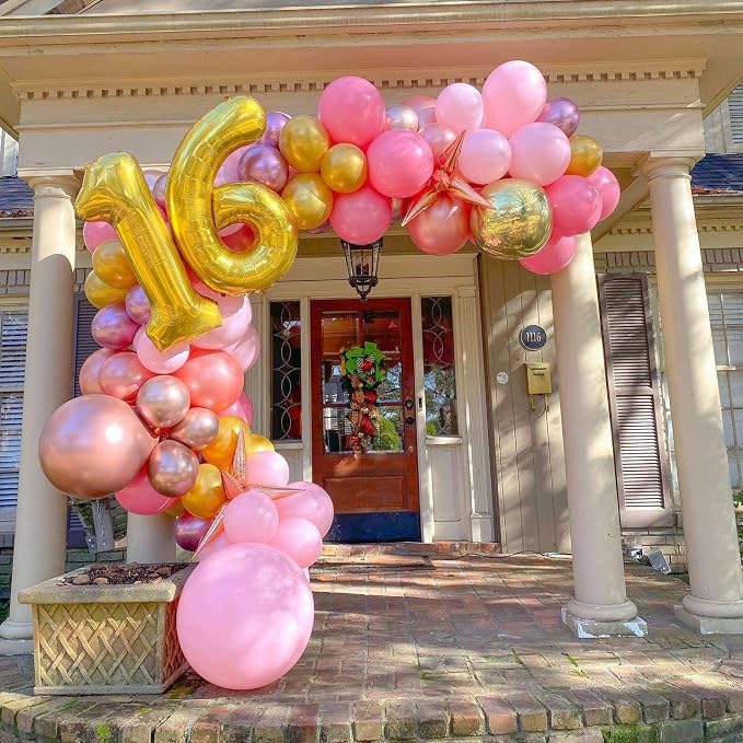 Gold 19 Number Balloons, 40 Inch Giant Number 19 Balloons Foil Mylar Helium - Image 6