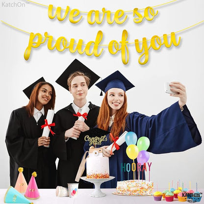 Katchon We are So Proud of You Banner 10 Feet, Gradauation Decorations 2026 | - Image 7