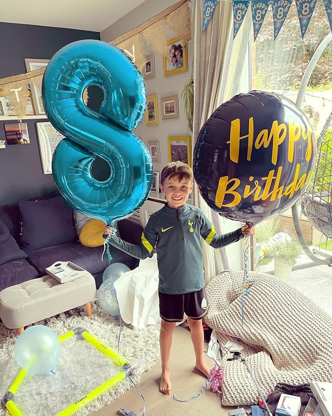 Light Blue Number 7 Balloon 40 Inch - Image 6