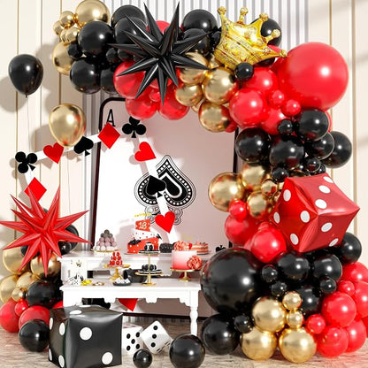 Casino Theme Balloon Arch Kit by Govpy