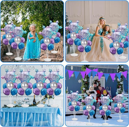 4 Sets Snow Party Balloons Stand Kit - Image 7
