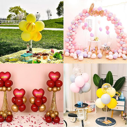 10 Sets Balloon Stand Kit, Reusable Clear Balloon Stands - Image 7