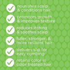 3-in-1 Conditioning Shampoo – Cleanser, Conditioner & Detangler for Curly, Coily, Wavy Curls, Dry or Damaged Hair – Sulfate-Free