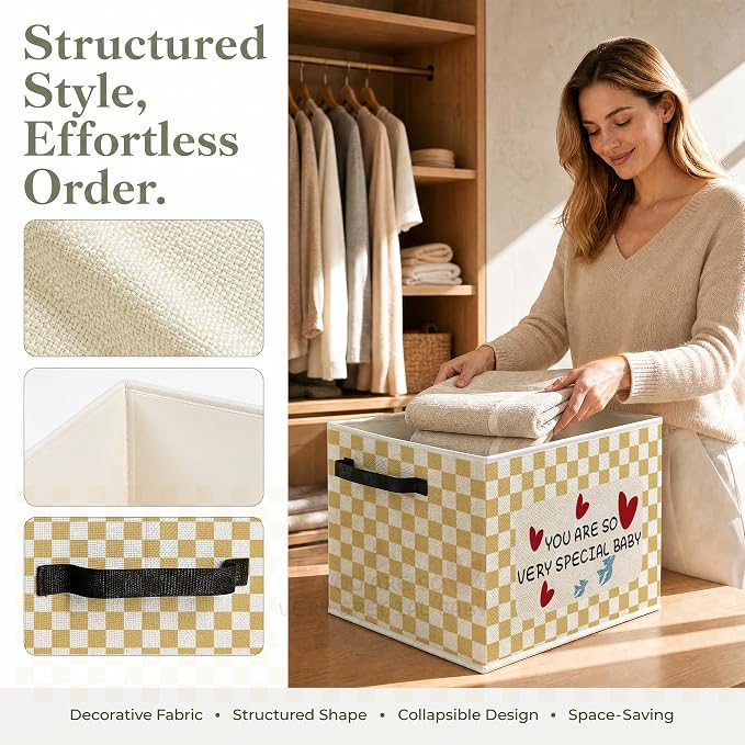 Inspirational Kids Foldable Storage Bins Box - Image 2