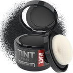TINT Root Cover Up Black Hair Powder for Women & Men, Gray Cover Up, Root Touch Up Hair Color Powder