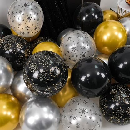 Black and Gold Balloons - Image 4