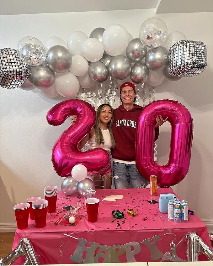 Hot Pink 10 Balloon - Image 7