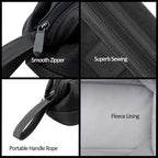 Portable Carrying Case for Dyson Airwrap Styler/Shark Flexstyle and Supersonic Hair Dryer - Waterproof, Anti-Scratch, Dustproof Organizer Storage Bag (Black)