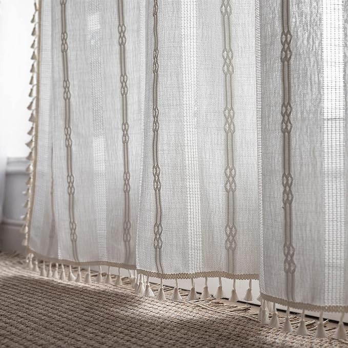 Sutuo Home Boho Curtains 96 Inches Long - Image 6