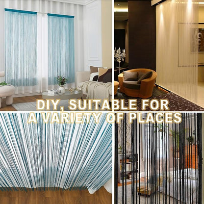 YIIBAII Door String Curtains Fringe Door Curtains - Image 8