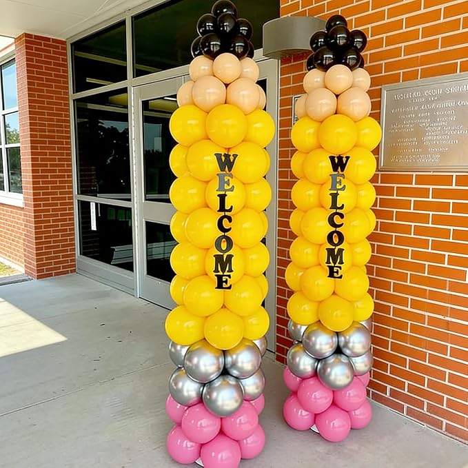 163Pcs Back to School Pencil Balloons | 12Inch Pencil Colorful Balloon DIY Arch - Image 7