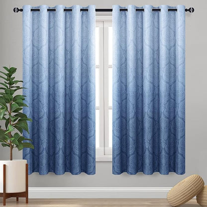 DWCN Ombre Blackout Curtains for Bedroom by DWCN