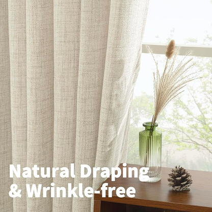 YoungsTex Linen Curtains 102 Inch Length - Image 4