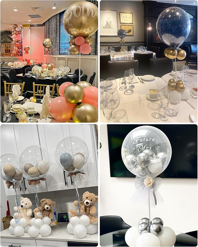 TekXYZ 23.6" Clear Acrylic Balloon Stand - Image 5