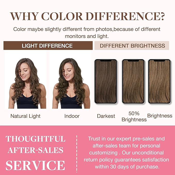 GOO GOO Clip in Hair Extensions Real Human Hair, Remy Human Hair Extensions Clip ins for Women, Natural Human Hair, 20inch 150g 7Pcs, 5 Light Ash Brown