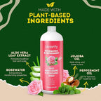 Locsanity Rosewater and Peppermint Daily Moisturizing Spray – Jumbo Size Hydrating Dreadlock Spray to Nourish the Scalp and Protect Hair From Oil and Buildup (32oz)