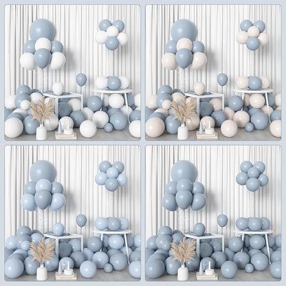 Amandir 153pcs Dusty Blue Balloons Arch Garland Kit Different Sizes | 18 12 10 - Image 7