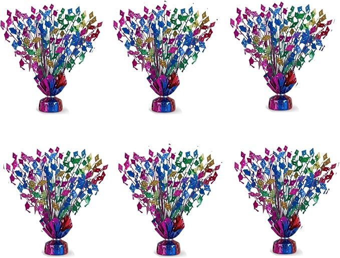 PMU 7 Pcs Multicolor Graduation Balloon Weights, Graduation Centerpieces by PMU