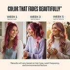 oVertone Color Depositing Conditioner - 8 oz Semi Permanent Hair Color with Shea Butter & Coconut Oil - Vegan, Cruelty-Free - Extreme Magenta