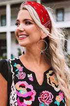 Tobeffect Boho Headbands for Women Bandana Fashion Womens Headbands Non Slip Elastic Wide Turban Head Wrap