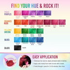 Punky Poppy Red Semi Permanent Hair Color - Vegan & Cruelty-Free Conditioning Red Hair Dye, Lasts Up to 35 Washes, 3.5 fl oz