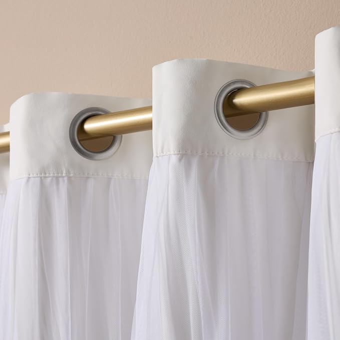 TOWN & COUNTRY LUXE Talia Double Layer Indoor Curtains, Sheer and Room - Image 4