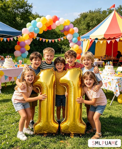 40 Inch Gold Number 1 Balloon, 1st Birthday Decoration Boys Girls | Large Self - Image 6