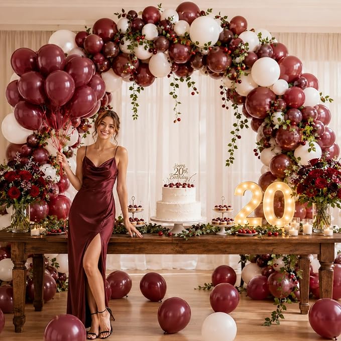 Burgundy Balloons - Image 6