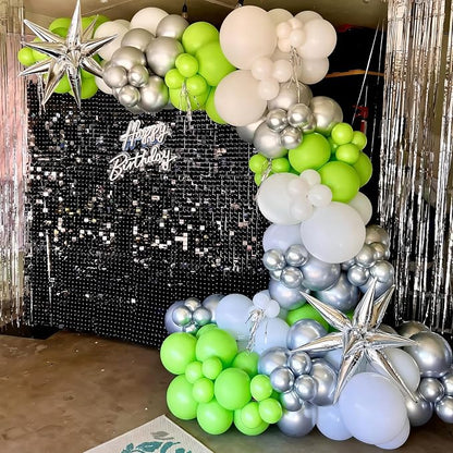 110pcs Lime Green Balloons 12 Inch Latex Balloon - Image 6