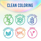 Punky Atlantic Blue Semi Permanent Hair Color - Vegan & Cruelty-Free Conditioning Hair Dye, Lasts Up to 35 Washes, 3.5 fl oz