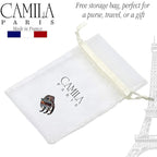 Camila Paris NV124 French Hair Clip for Women, Small 1 Piece Tortoise Girls Hair Claw Clips Jaw. Fashion Durable Styling Hair Accessories for Women, Strong Hold No Slip Grip, Made in France