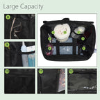 Large Mesh Shower Caddy,Portable Shower Bag Tote Basket,Hanging Quick Dry Toiletry Caddy for College Dorm, Bathrooms, Gyms, Travel, Camping, Swimming, and RVs(with straps) (Black)
